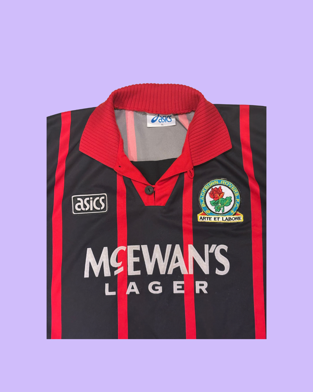 Blackburn Rovers 1994/95 Asics Football Jersey