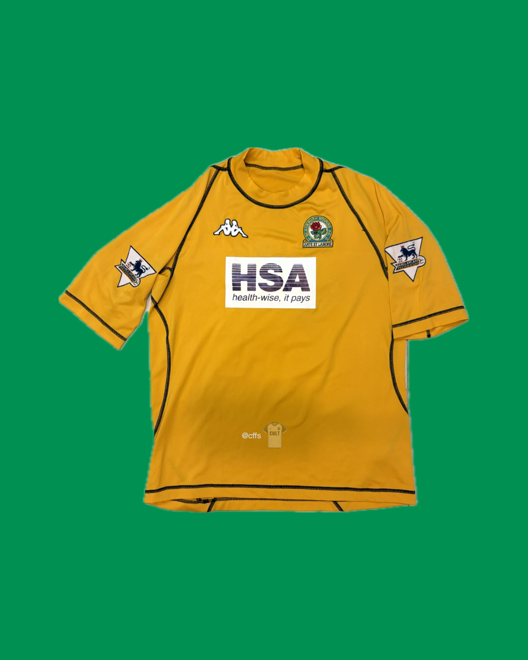 Blackburn Rovers 2003/04 Kappa with Dino Baggio 21 Nameset Football Jersey - Cult Fave Football Shirts