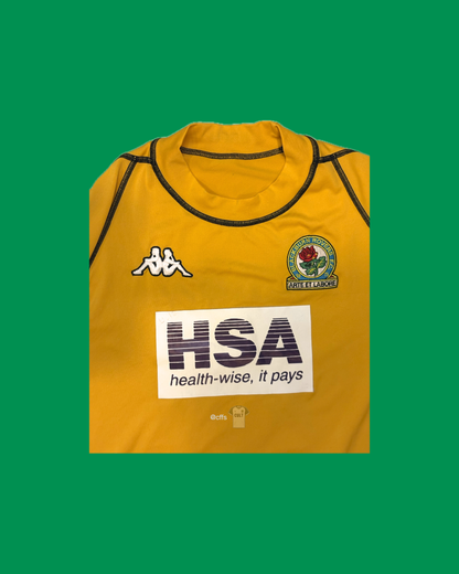 Blackburn Rovers 2003/04 Kappa with Dino Baggio 21 Nameset Football Jersey - Cult Fave Football Shirts