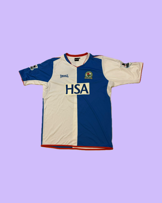 Blackburn Rovers 2004/05 Lonsdale with Tugay Kerimoglu 8 Nameset Football Jersey