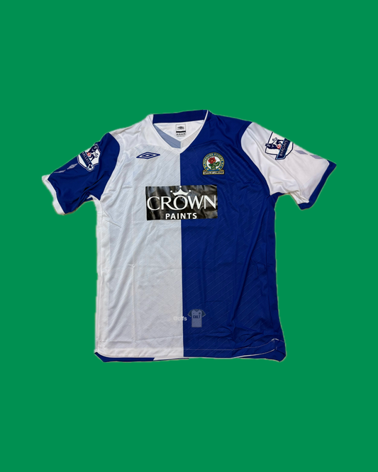 Blackburn Rovers 2008/09 Umbro with Tugay Kerimoğlu 5 Nameset Football Jersey
