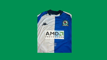 Blackburn Rovers FC 2002/03 Kappa with Andy Cole 9 Nameset Vintage Football Jersey - Cult Fave Football Shirts