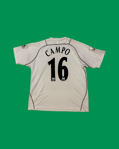 Bolton Wanderers 2002-04 Reebok with Ivan Campo 16 Nameset Football Jersey - Cult Fave Football Shirts