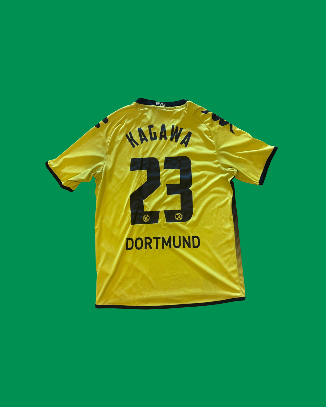 Borussia Dortmund 2011/12 Kappa with Shinji Kagawa 23 Nameset Football Jersey