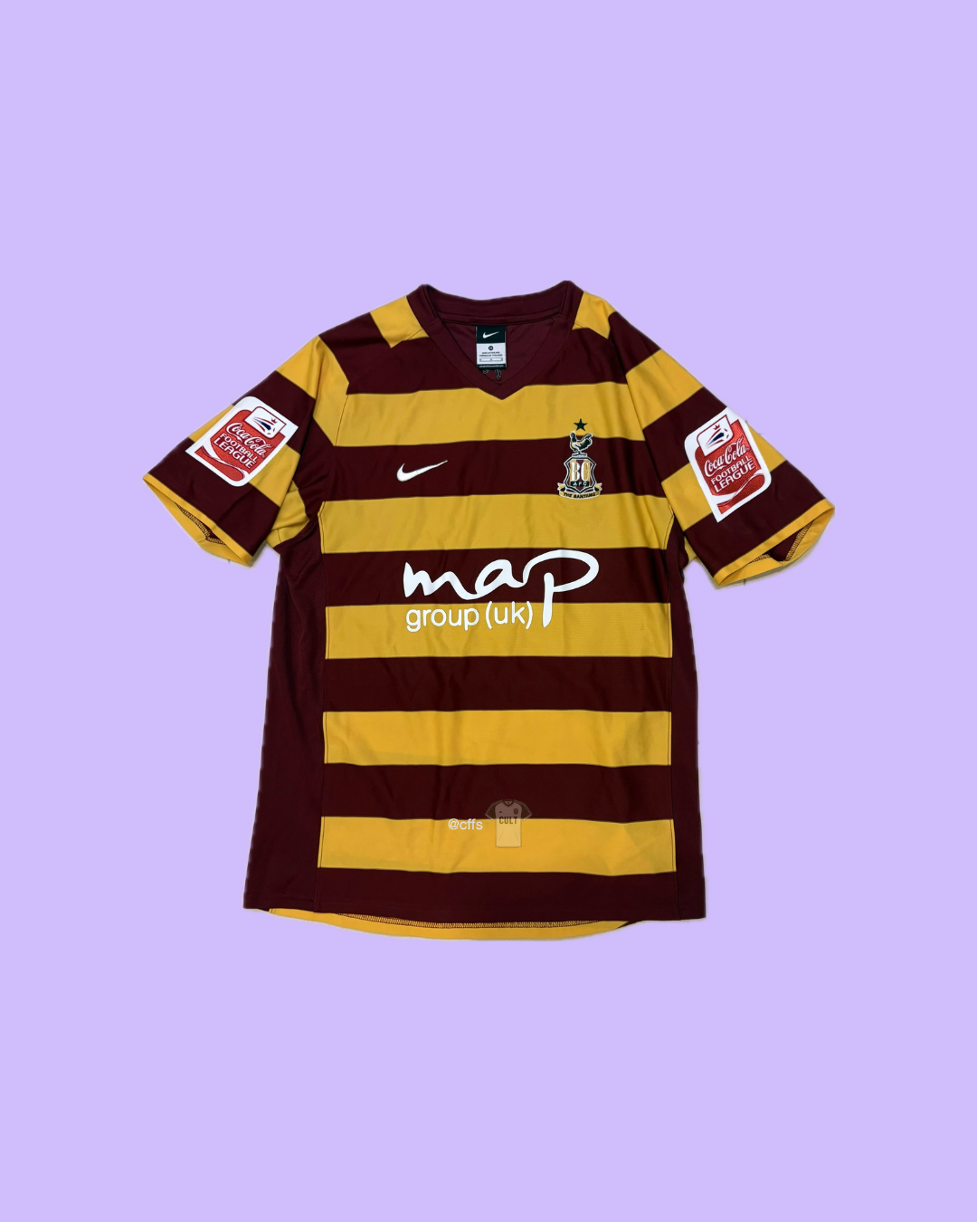 Bradford City 2012/13 Nike Home Nahki Wells 21 Nameset Football Jersey - Cult Fave Football Shirts
