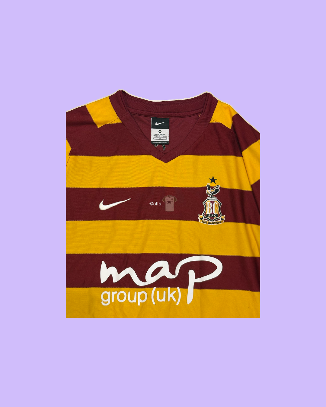Bradford City 2012/13 Nike Home Nahki Wells 21 Nameset Football Jersey - Cult Fave Football Shirts