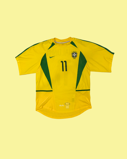 Brazil NT 2002/04 Nike with Ronaldinho 11 Nameset Football Jersey