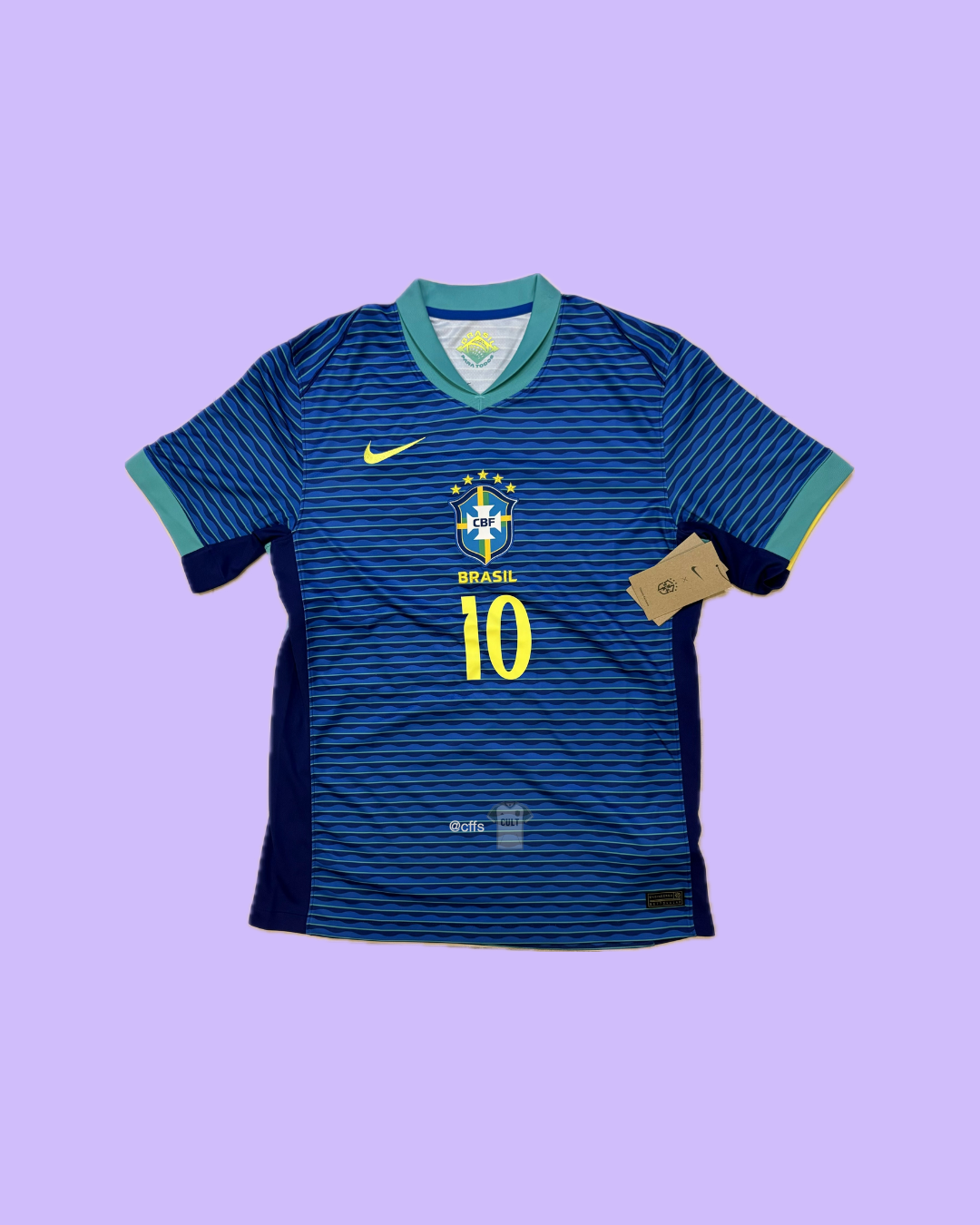 Brazil NT 2023/24 Nike with Neymar Jr 10 Nameset Football Jersey - Cult Fave Football Shirts