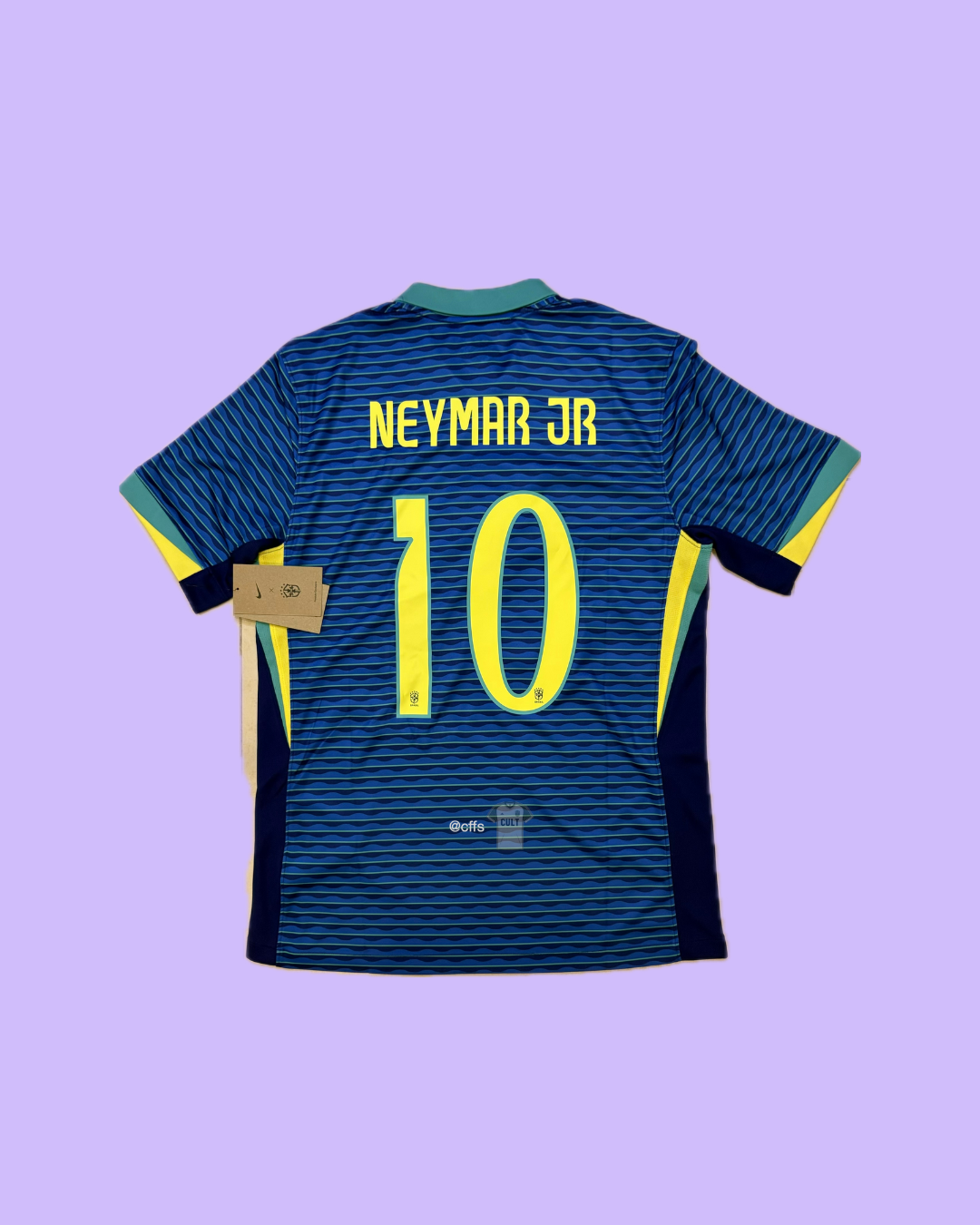 Brazil NT 2023/24 Nike with Neymar Jr 10 Nameset Football Jersey - Cult Fave Football Shirts