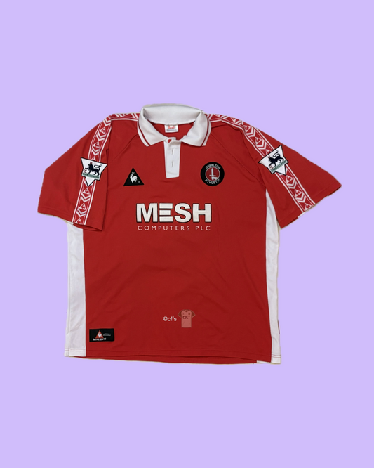 Charlton Athletic 1998-00 Le Coq Sportif with Scott Parker 27 Nameset Football Jersey