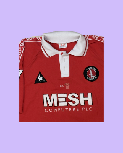 Charlton Athletic 1998-00 Le Coq Sportif with Scott Parker 27 Nameset Football Jersey - Cult Fave Football Shirts