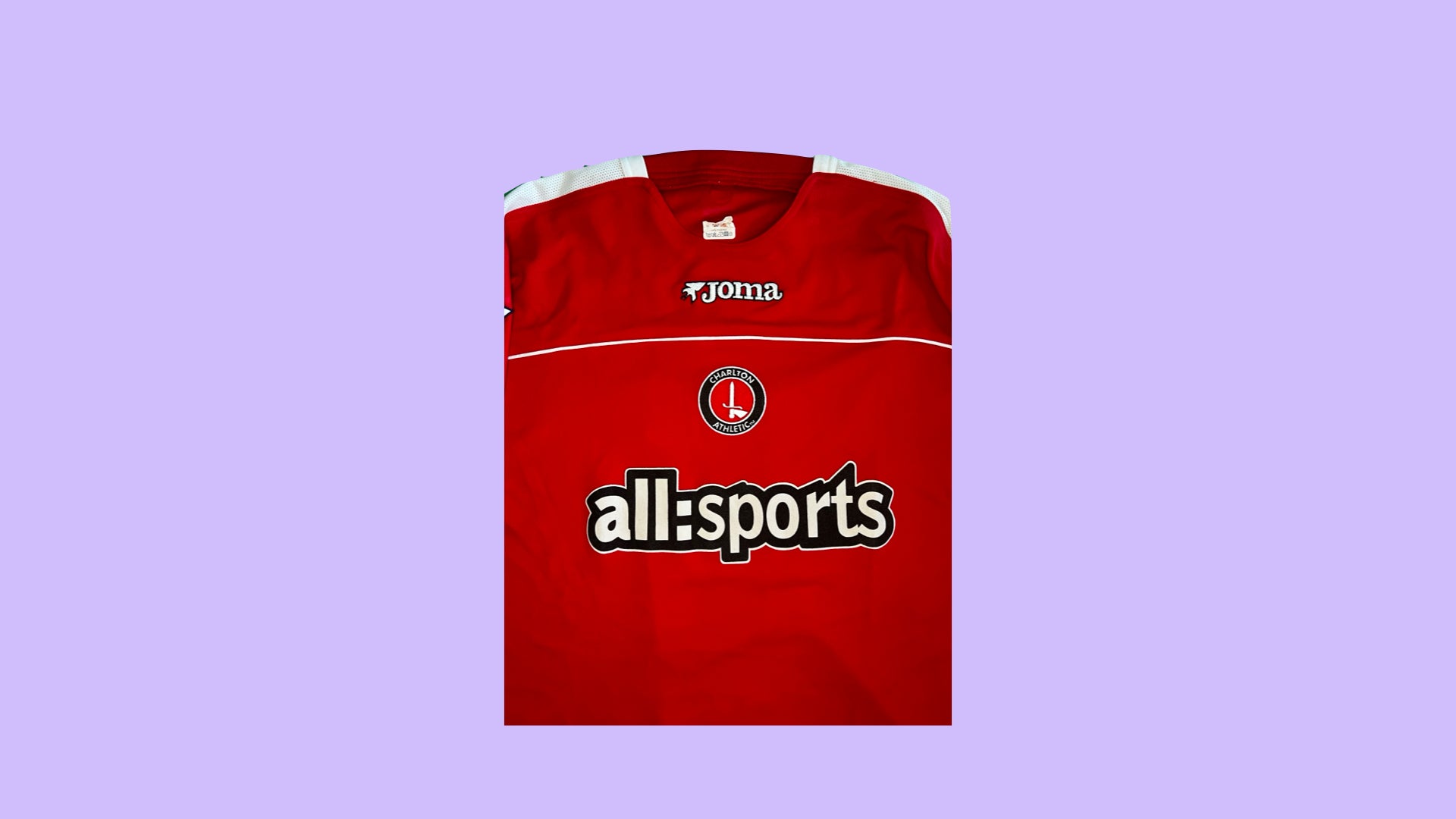 Charlton Athletic FC 2003/04 Joma with Paolo Di Canio 11 Nameset Vintage Football Jersey - Cult Fave Football Shirts