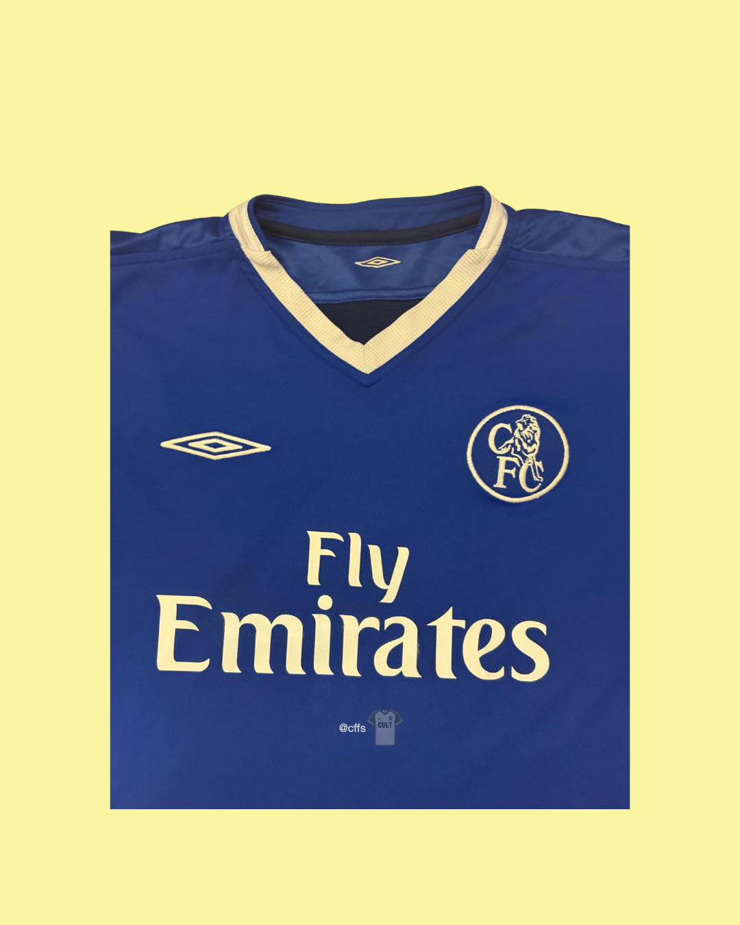 Chelsea 2004/05 Umbro with Claude Makélélé 4 Nameset Football Jersey