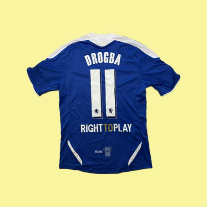 Chelsea 2011/12 Adidas with Didier Drogba 11 Nameset Vintage Football Jersey - Cult Fave Football Shirts