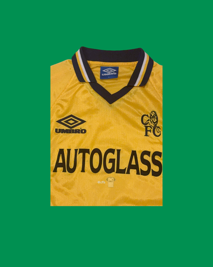 Chelsea FC 1998/99 Umbro with Gianluca Vialli 9 Nameset Football Jersey