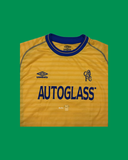 Chelsea FC 2000/01 Away with Gianfranco Zola 25 Nameset Football Jersey - Cult Fave Football Shirts