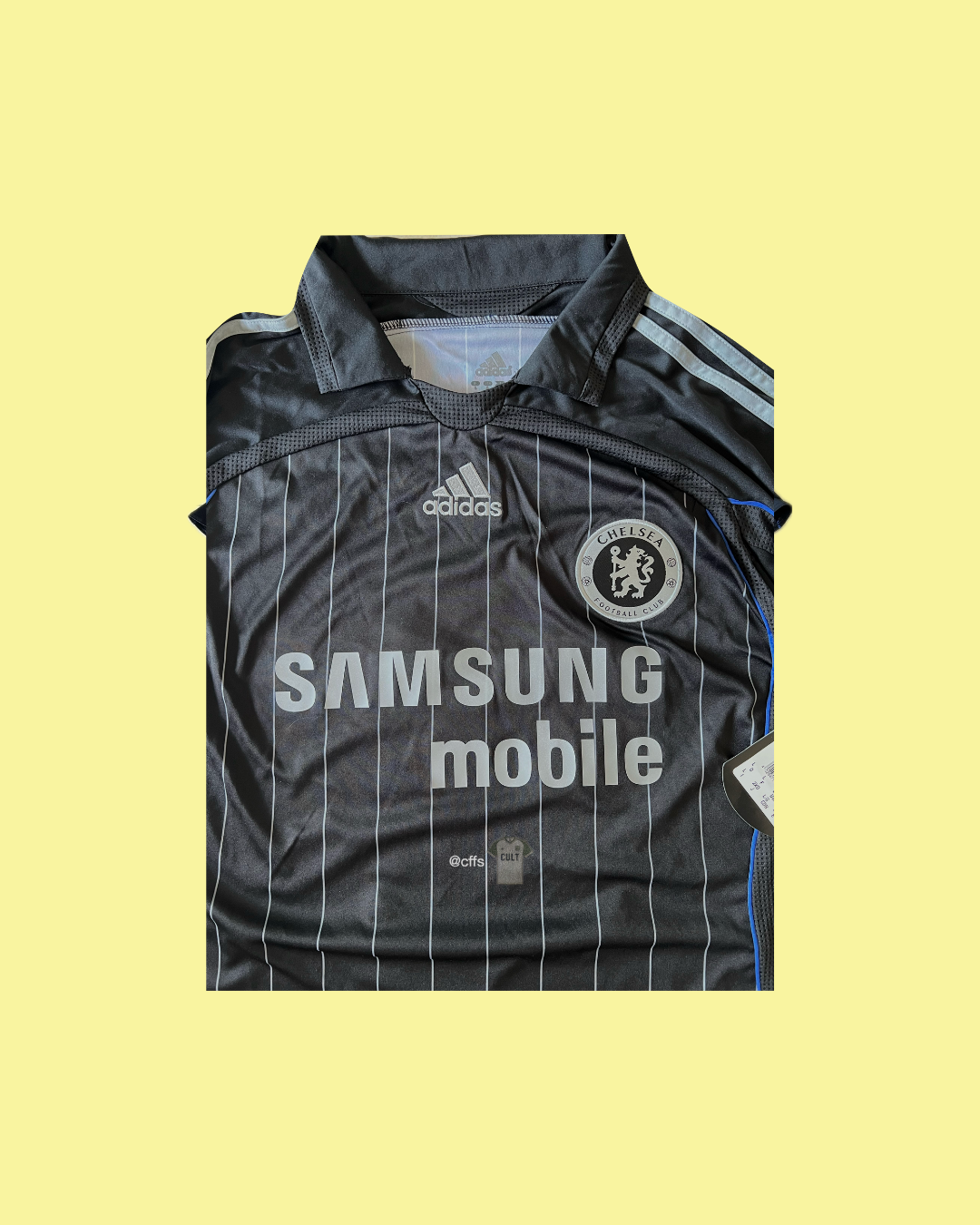 Chelsea FC 2006/07 Adidas with Didier Drogba 11 Nameset Football Jersey