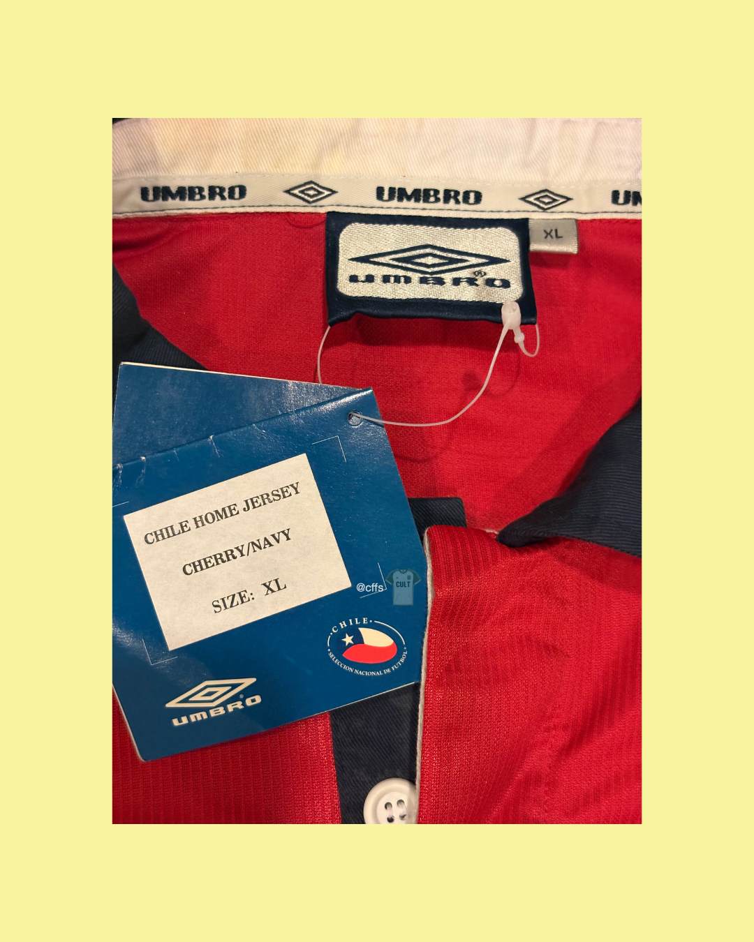 Chile NT 1999/2001 Umbro Home with Ivan Zamorano 9 Football Jersey