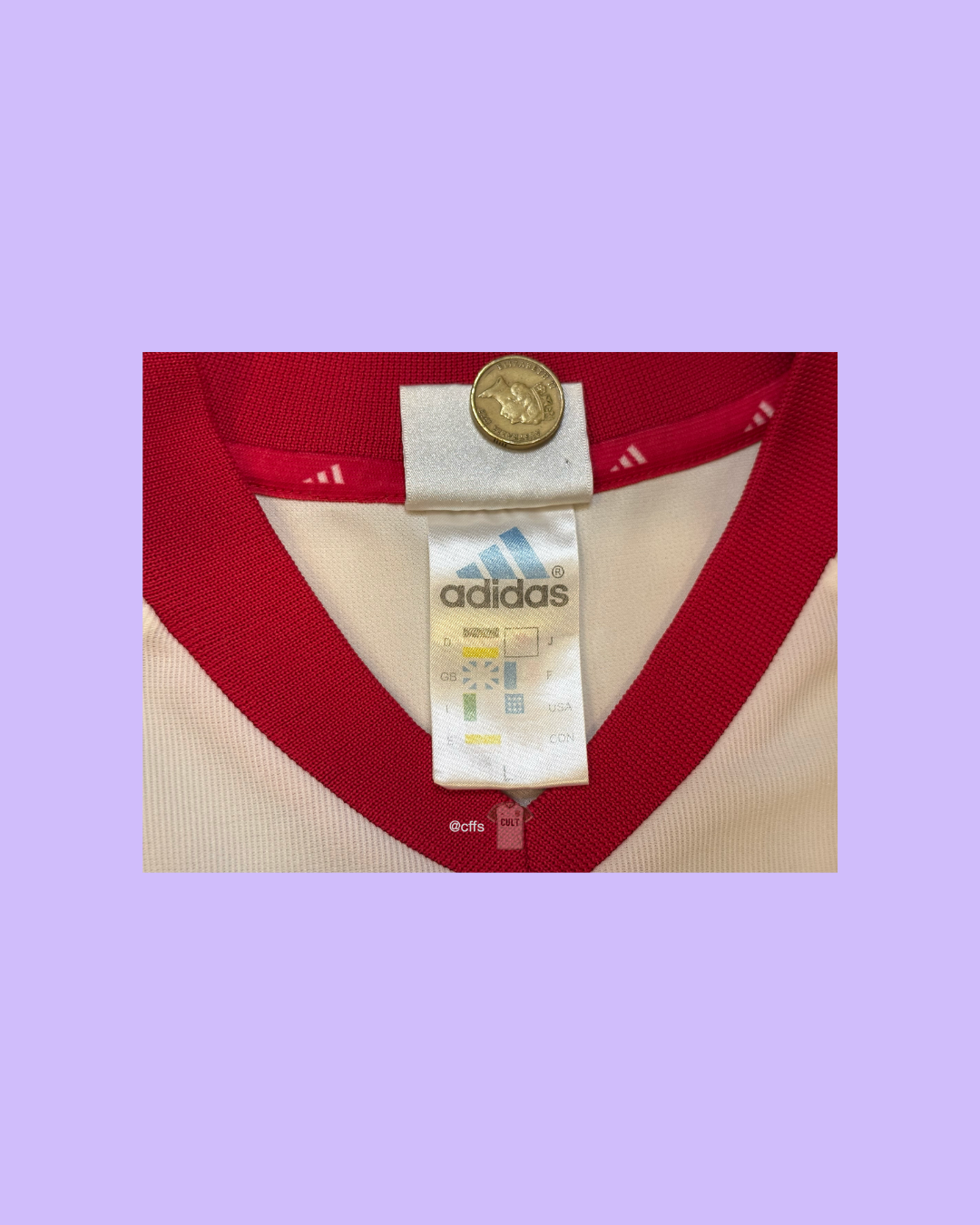 China NT 2002 Adidas with Sun Ji Hai 7 Nameset Football Jersey - Cult Fave Football Shirts