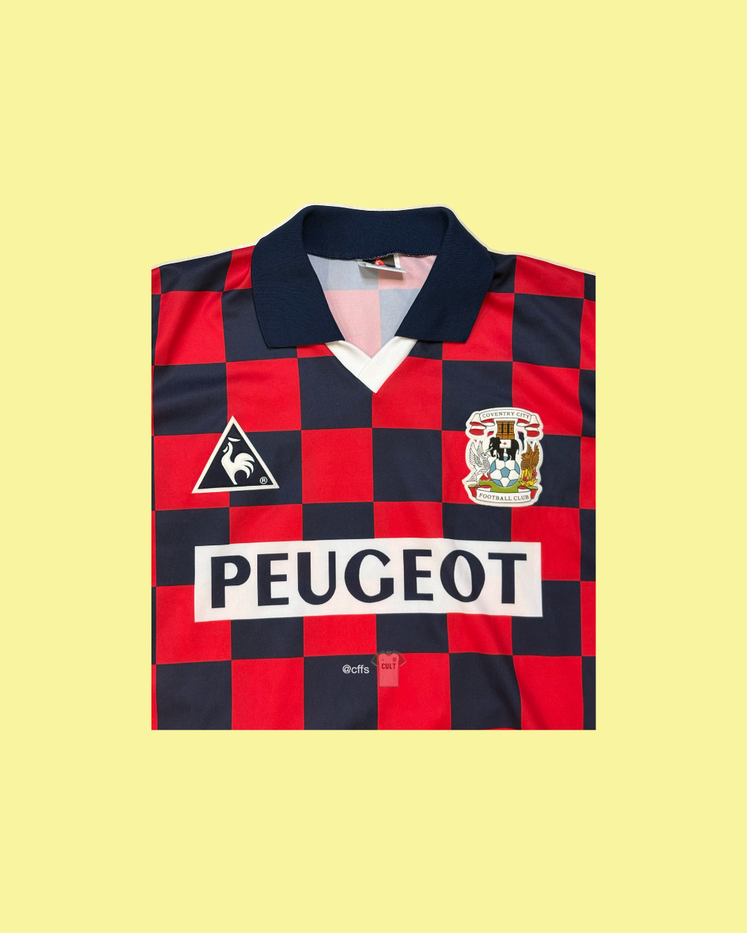 Coventry City 1996/97 Le Coq Sportif Away Gary McAllister 10 Nameset Football Jersey - Cult Fave Football Shirts