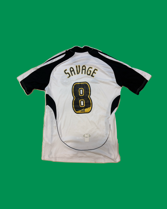 Derby County 2008/09 Adidas with Robbie Savage 8 Nameset Football Jersey
