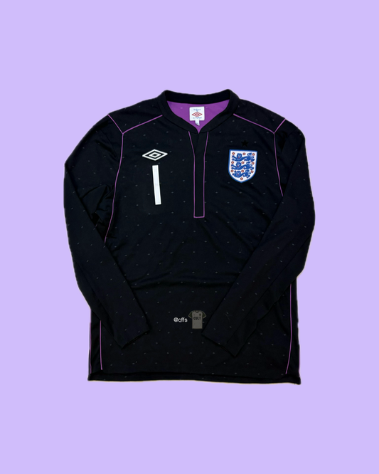 England NT 2010/11 Umbro with Joe Hart 1 Nameset Football Jersey