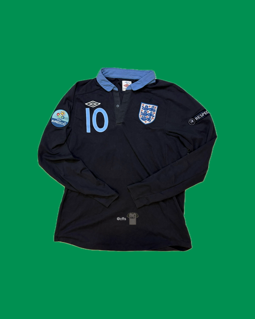 England NT 2011/12 Umbro with Wayne Rooney 10 Nameset Football Jersey