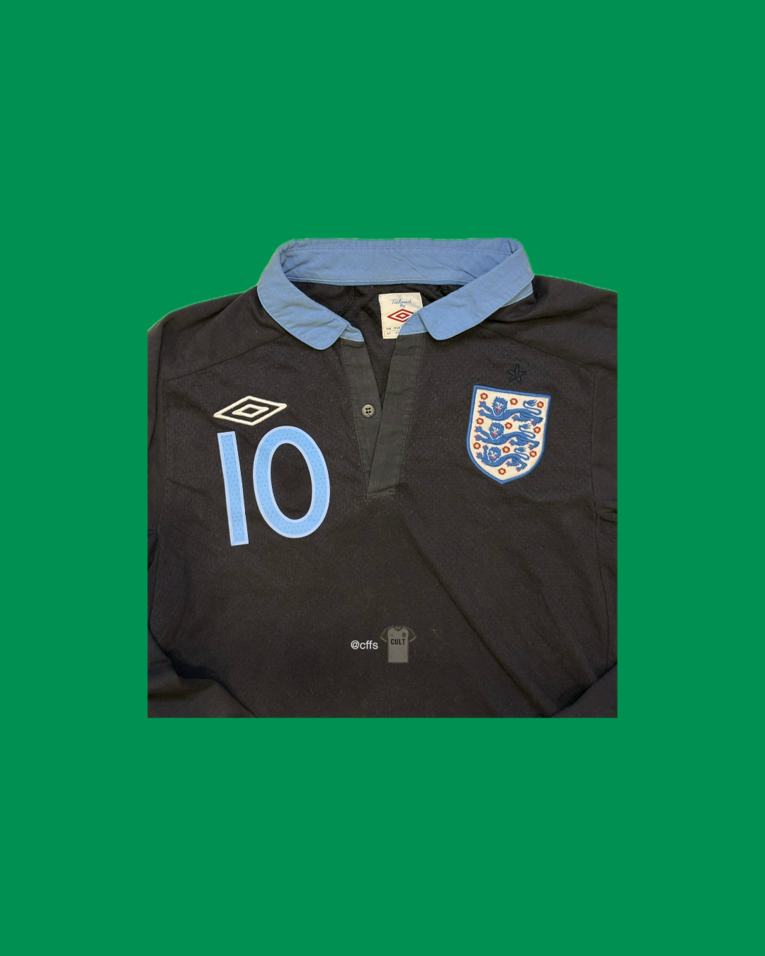 England NT 2011/12 Umbro with Wayne Rooney 10 Nameset Football Jersey