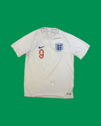 England NT 2018 Nike with Harry Kane 9 Nameset Football Jersey - Cult Fave Football Shirts