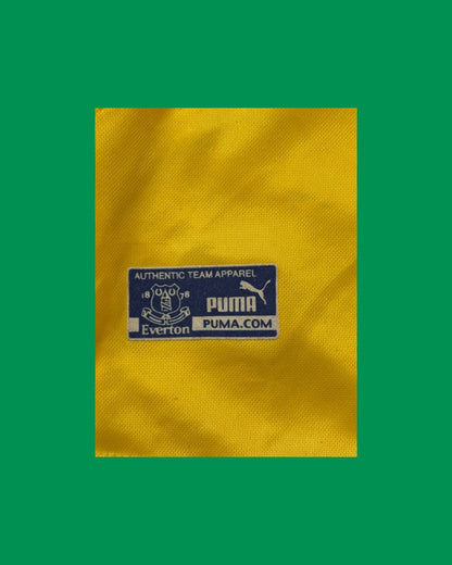 Everton 2000/01 Puma with Paul Gascoigne 18 Nameset - Cult Fave Football Shirts