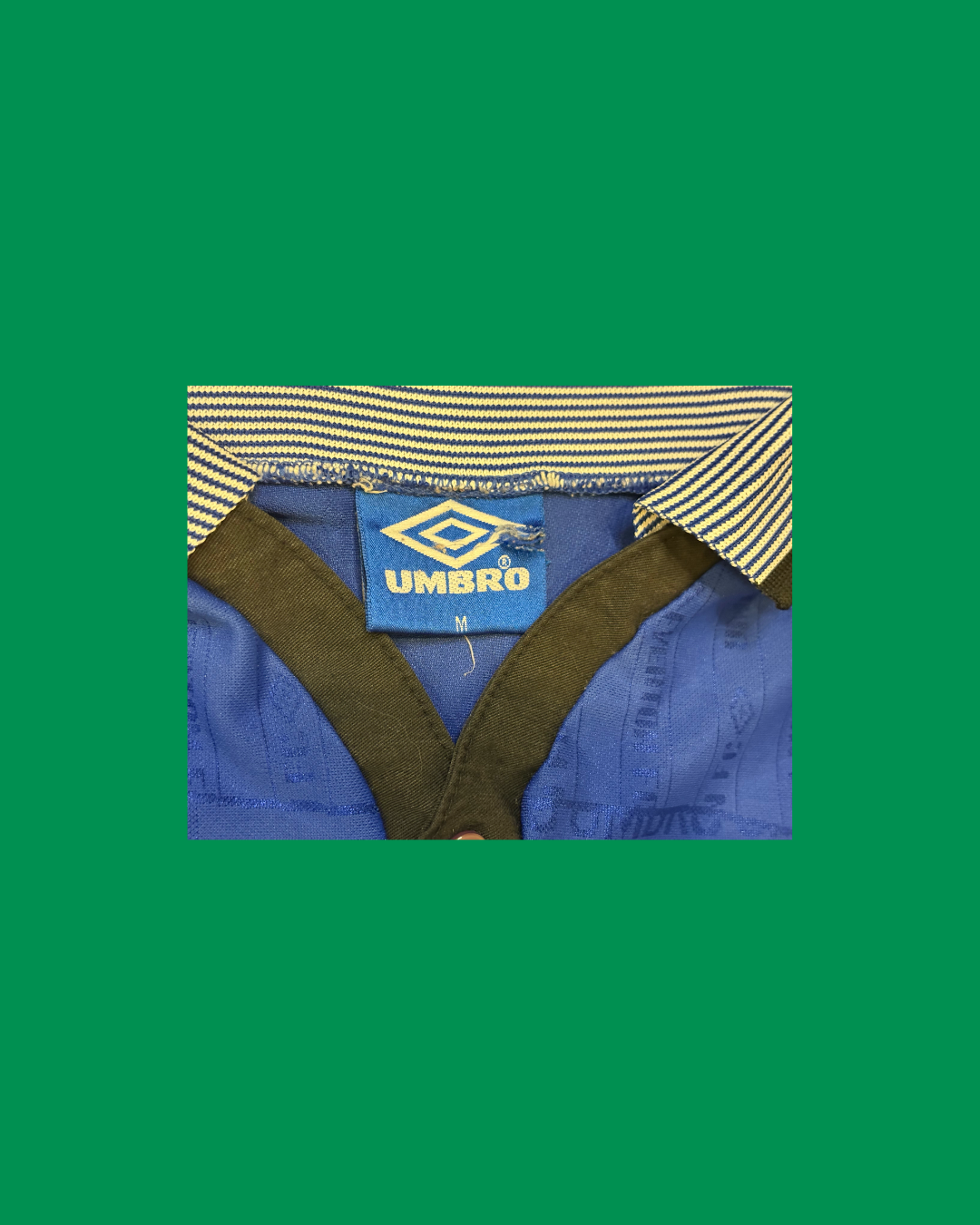 Everton FC 1995/96 Umbro with Duncan Ferguson 9 Nameset Football Jersey