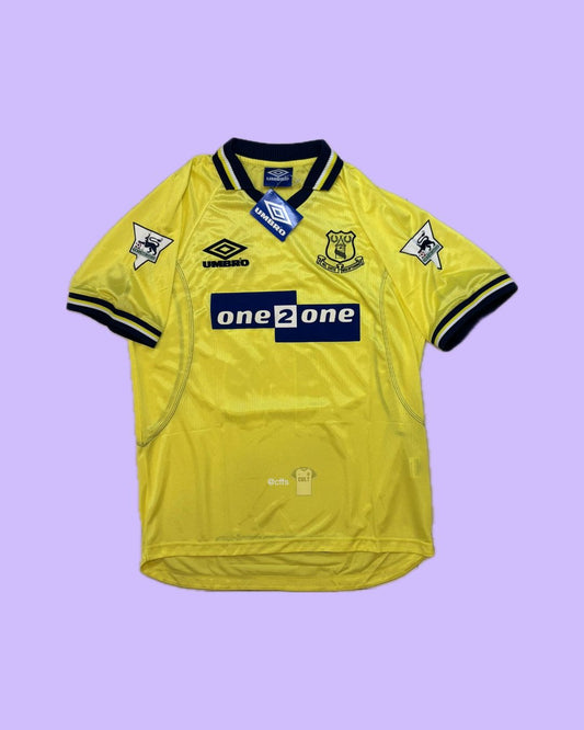 Everton FC 1998/99 Umbro with Marco Materazzi Nameset Football Jersey