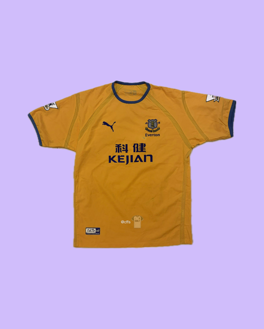 Everton FC 2003/04 Puma with Li Tie 12 Nameset Football Jersey