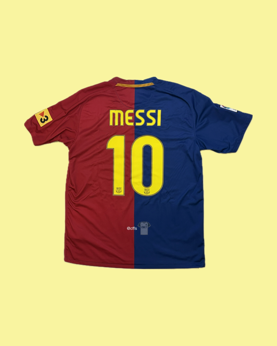 FC Barcelona 2008/09 Nike with Lionel Messi 10 Nameset Football Jersey