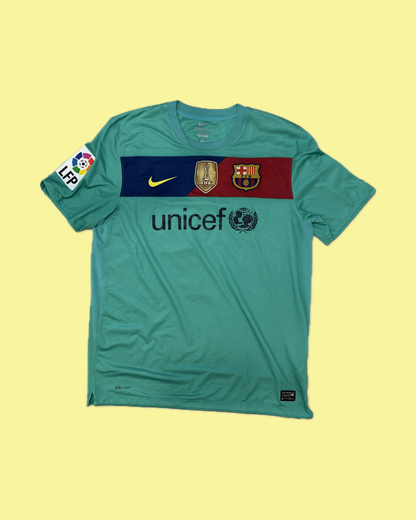 FC Barcelona 2010/11 Nike with David Villa 7 Nameset Football Jersey - Cult Fave Football Shirts