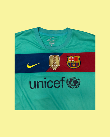 FC Barcelona 2010/11 Nike with David Villa 7 Nameset Football Jersey - Cult Fave Football Shirts