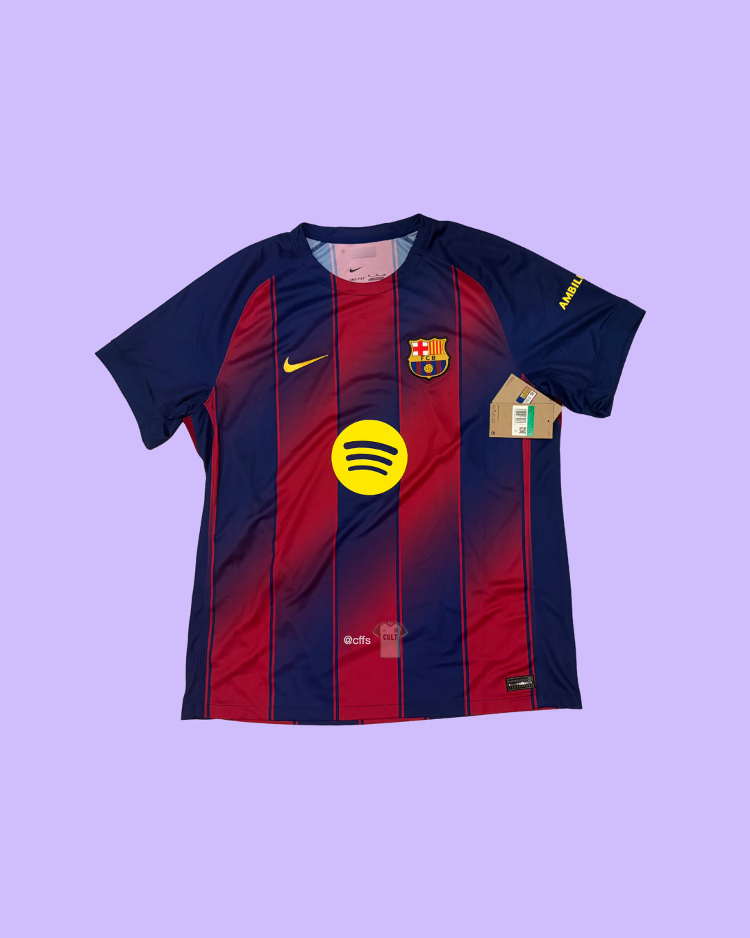 FC Barcelona 2025/26 Nike with Robert Lewandowski 9 Nameset