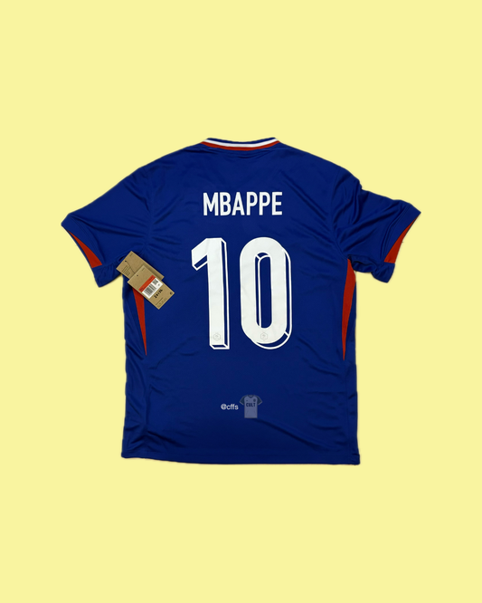 France NT 2024/25 Nike with Kylian Mbappé 10 Nameset Football Jersey
