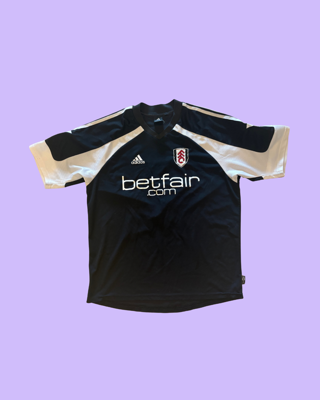 Fulham FC 2002/03 Adidas with Junichi Inamoto 6 Nameset Football Jersey