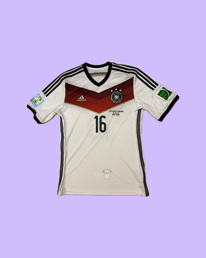 Germany NT 2014/16 Adidas Home Philip Lahm 16 Nameset Football Jersey - Cult Fave Football Shirts