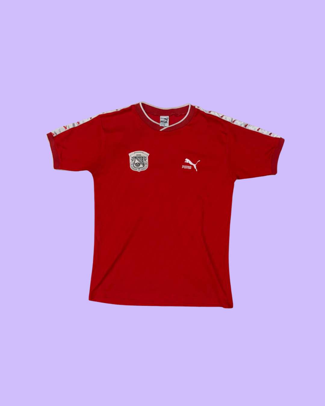 Gibraltar Crescent FC 1980s Puma with 17 Nameset Football Jersey