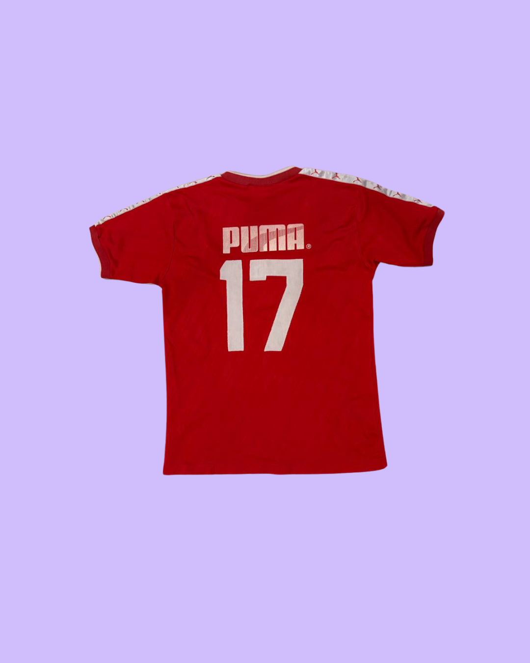 Gibraltar Crescent FC 1980s Puma with 17 Nameset Football Jersey
