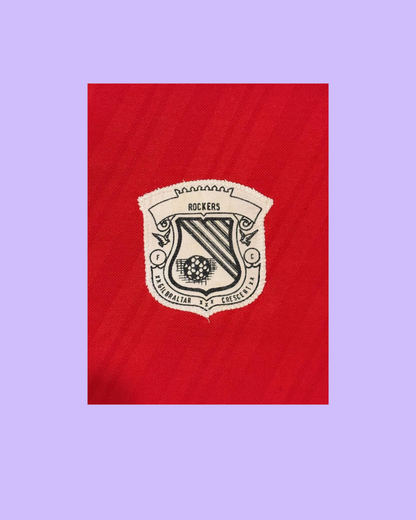 Gibraltar Crescent FC 1980s Puma with 17 Nameset Football Jersey