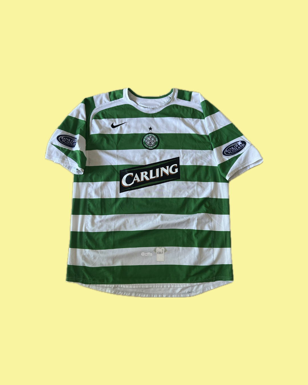 Glasgow Celtic 2005/06 Nike with Roy Keane 16 Nameset Football Jersey
