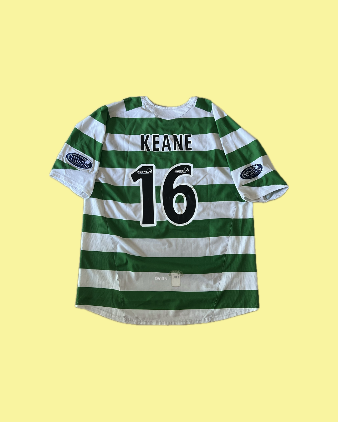 Glasgow Celtic 2005/06 Nike with Roy Keane 16 Nameset Football Jersey