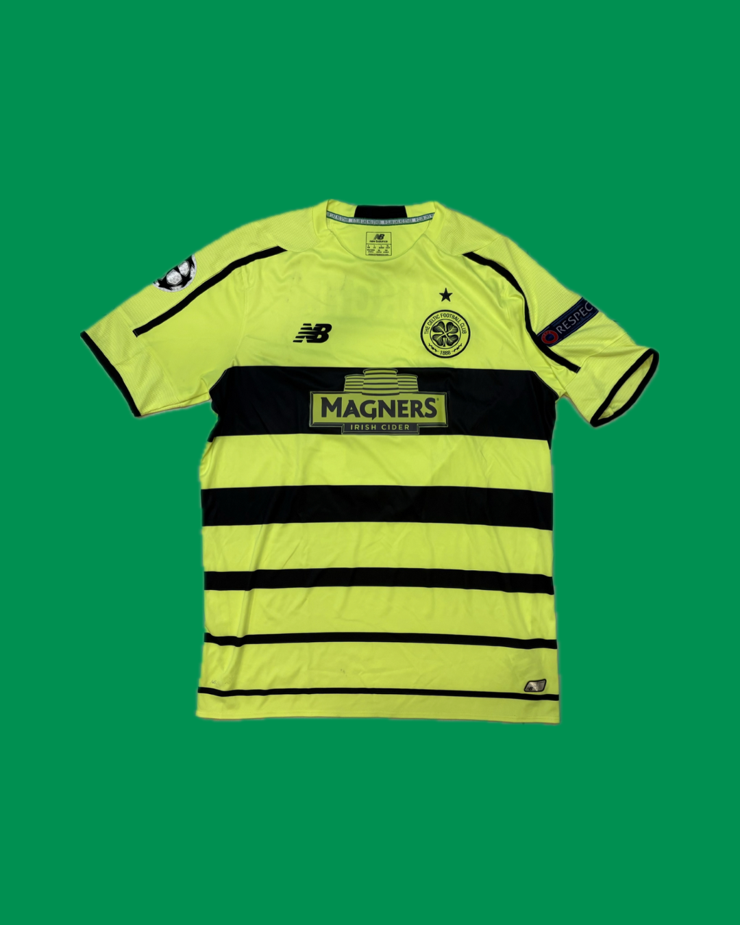 Glasgow Celtic 2015/16 New Balance with Virgil van Djik 5 Nameset Football Jersey