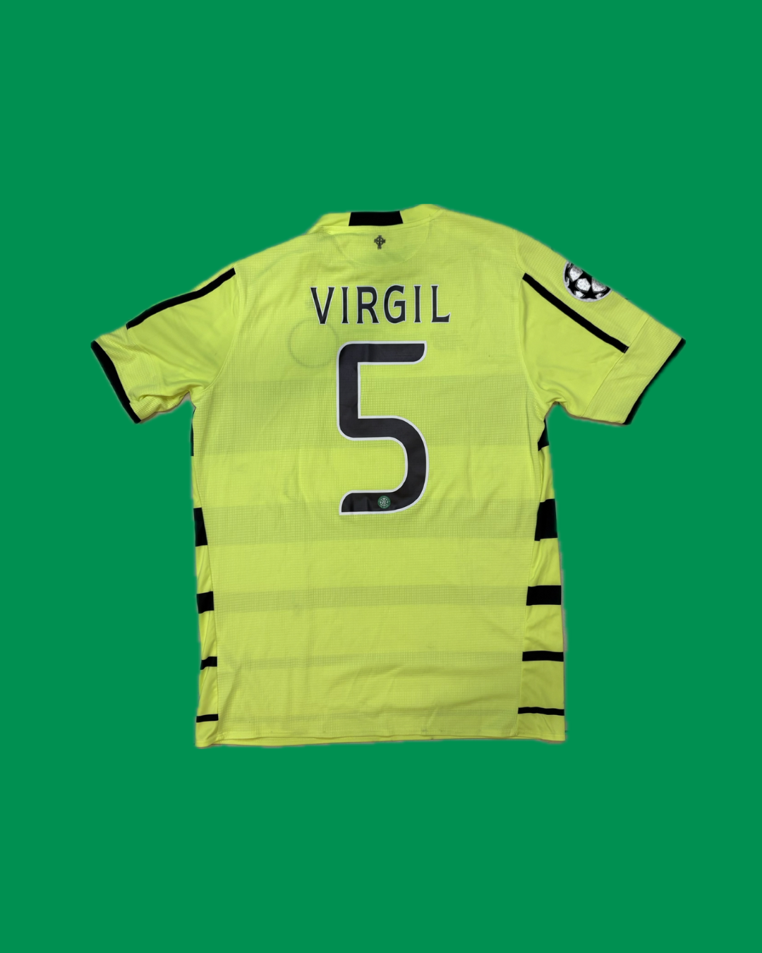 Glasgow Celtic 2015/16 New Balance with Virgil van Djik 5 Nameset Football Jersey