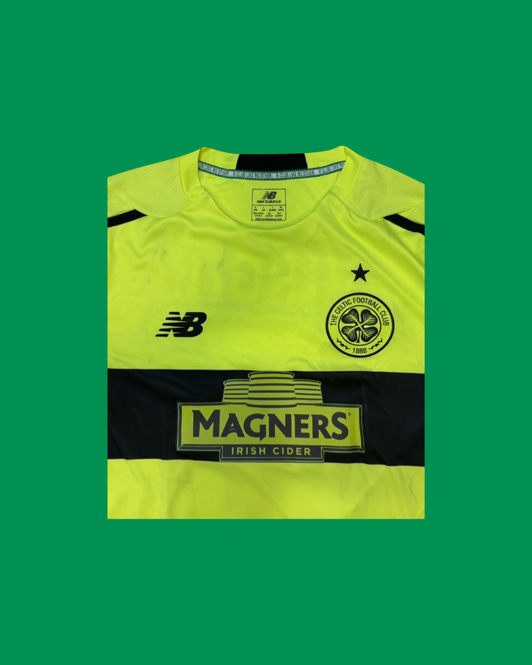 Glasgow Celtic 2015/16 New Balance with Virgil van Djik 5 Nameset Football Jersey