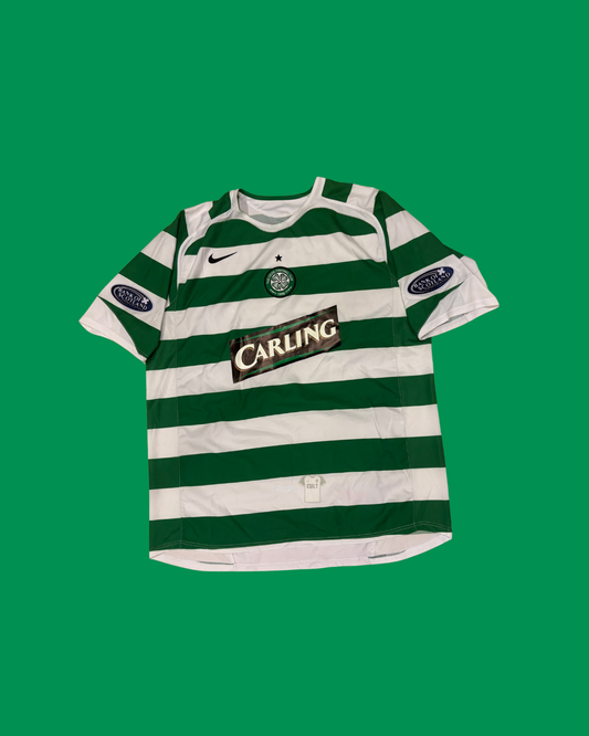 Glasgow Celtic FC 2005/06 Nike with Shunsuke Nakamura 25 Nameset Football Jersey