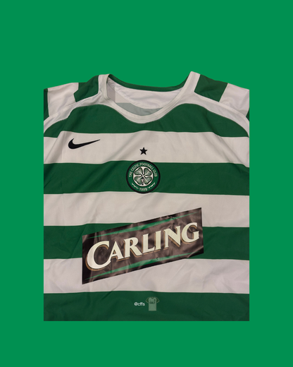 Glasgow Celtic FC 2005/06 Nike with Shunsuke Nakamura 25 Nameset Football Jersey
